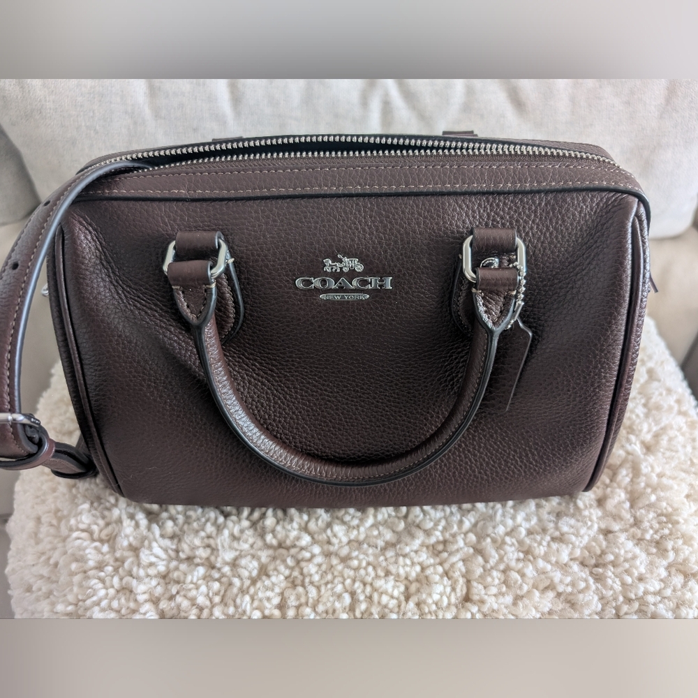 [SOLD] Coach Rowan Satchel Maple